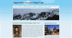 Desktop Screenshot of heartofthehimalaya.com